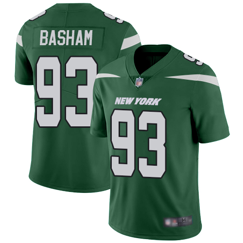 New York Jets Limited Green Men Tarell Basham Home Jersey NFL Football 93 Vapor Untouchable